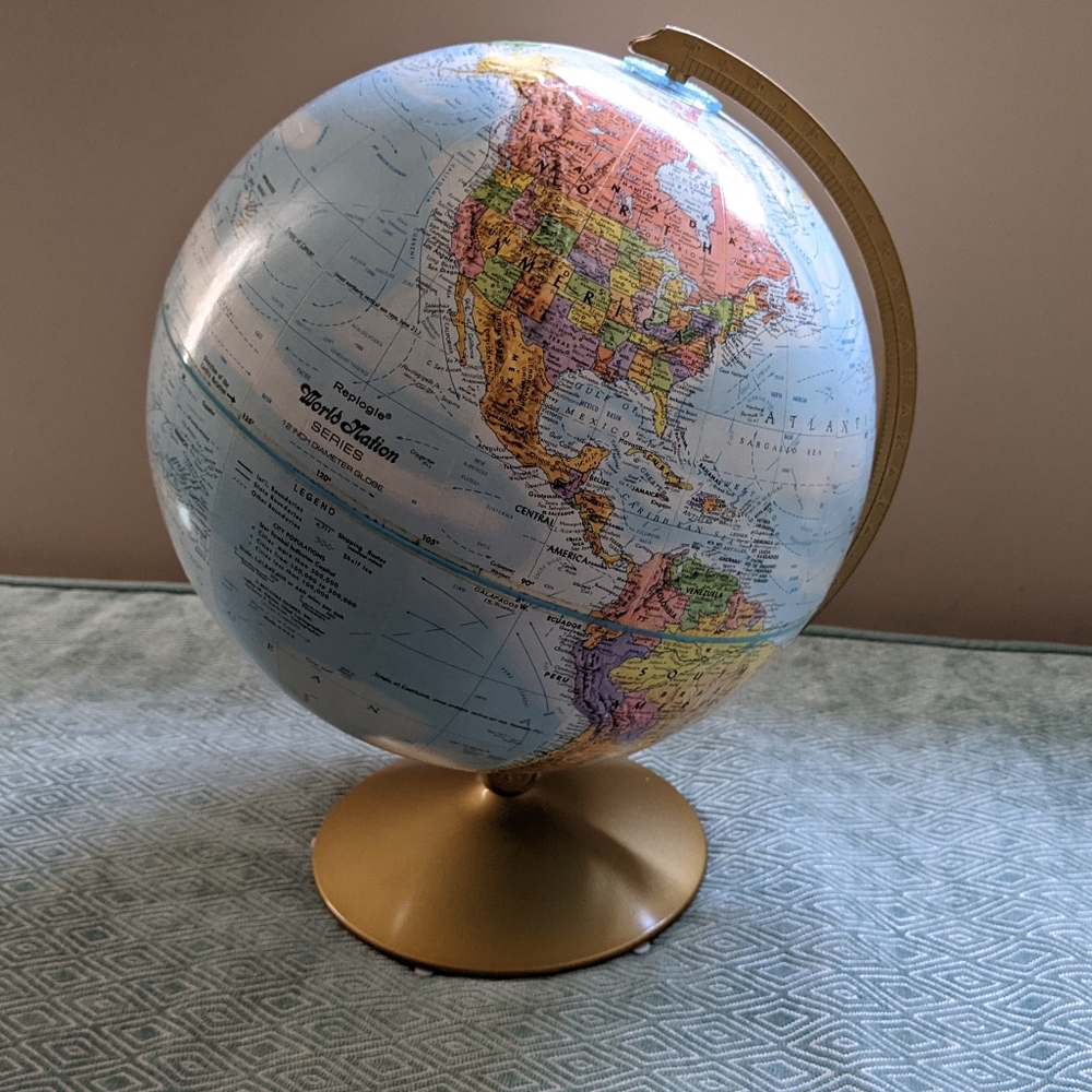 Replogle Vintage Style Globe of the World